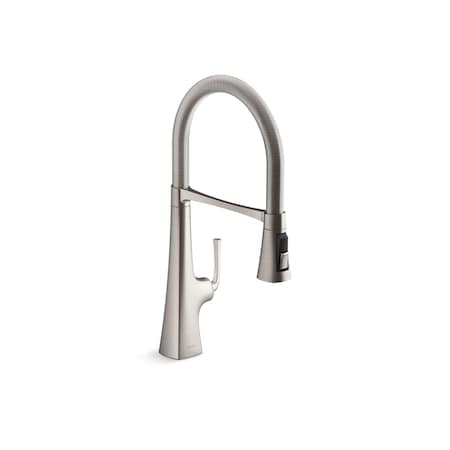 Kohler 4.44 in Mount, 1 Hole Kitchen Faucet 22061-VS